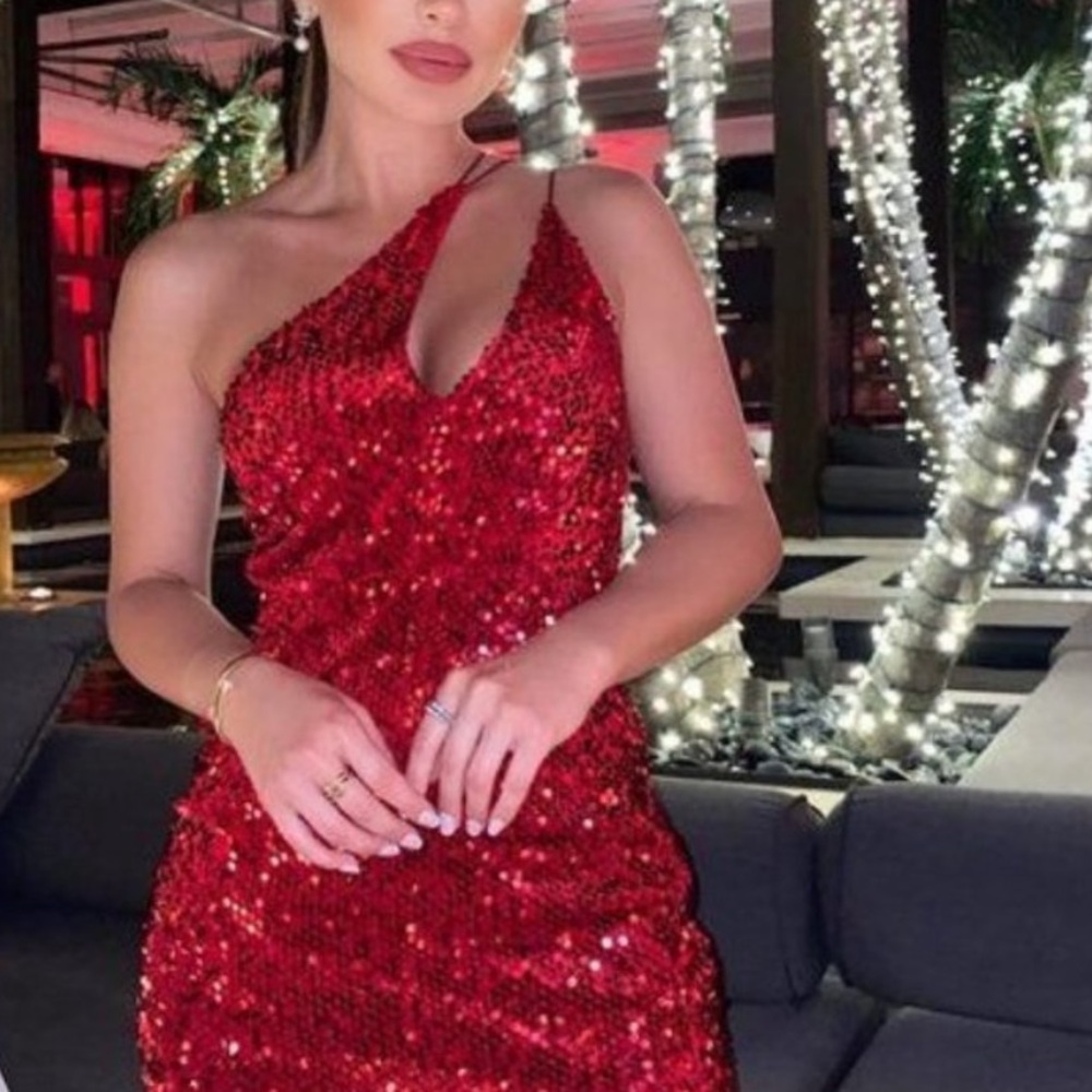 Zara Vibrant Red Dress